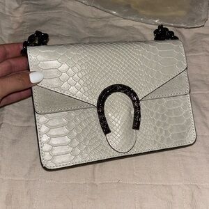 White purse
